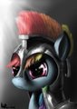 Commander Rainbow Dash by Nekome