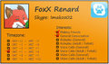 Skype card by WingedFoxX