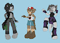 Wolf Sibling's Refs by LateNightOtaku