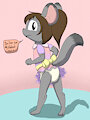 Stephanie poses