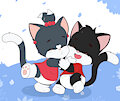 Kitty Hugs N Kisses -By Pinkitsuu- by DanielMania123