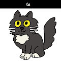 C - Cat Idea #2 Character - Domino the Cat by CaribbeanForever1