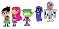 Teen Titans Go! Main Characters Posing