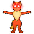 Flarita T-pose by AlbinoRayneDeer