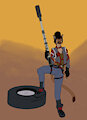 Cyberpunk Panam Palmer by SavageSwashbuckler