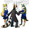 [Old Art] Seeing Double (3 of 3) by Rawr by sirkain