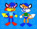 Alex and Billy Swim in the Underwater (Shirt Edition) by JohnnytheWolf07