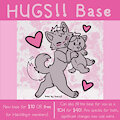 HUGS!! Base n YCH by kineia3