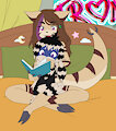 Reading with a new Friend by ManicMoon