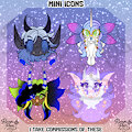 Mini icons part 3 by RavynPain