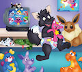Plushie Dance Party! by Kupofox