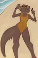 Shadow Swimsuit by MarsMiner