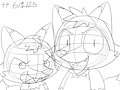 Cute foxy dudes by nfinitepixel