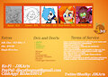Commission Sheet 2025! by J3KArts