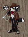 Cowboy Wolf - SOLD by CrypticRuins