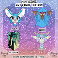 Mini Icons – Art Fight Edition! by RavynPain