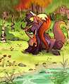 Bright Woods by WispyVixen