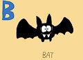 B is for Bat #1 (My Version) - Fangs