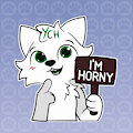 🆕Animated Horny sign sticker YCH by AlexUmkaArt