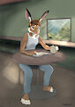 Early Morning Cafe by SavageSwashbuckler