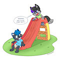🛝 Wet Slide 💦 YCH Compilation by SmolSkeenie