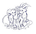 Meet my hellhounds by LunarTurtle