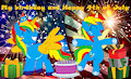 My birthday and Happy 4th of July by Lightningstrike96