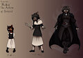 Rika's age progression by Zaowl