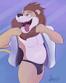Party lion by DaisonTheFox