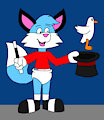 Julian the Fox in the Magic Show by CartoonFoxArt2002