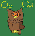 O is for Owl #2 (My Version) - Gil