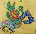 LamKat marker doodle