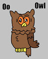 O is for Owl #3 (My Version) - Gil