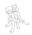 Flat Kris Snuggles by paperboio