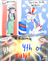 4th of July fireworks by QuiteSplendid