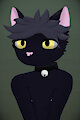 black kitty by monofur