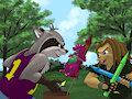 Tod and Bri do Barney by tamiasthechipmunk