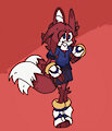 Ezra the fox[oc/redraw] by Lizabuguwu