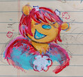 Acrylic Lammy strikes again
