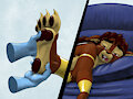 Tamias gets a foot massage by tamiasthechipmunk