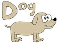 Dog in Animal Alphabet #1