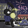 Happy new year 2022 by Hubb1e by hubb1e