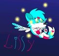 Lilly The Winged-Wolf by midnight66