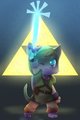 Trifurce of Purrwer by Saucy