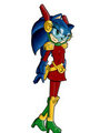Zonic the Zone Cop GenderBent by LizHedgie