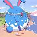 Big amana in a beach by boolerex