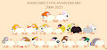 Hamtaro's 25th Anniversary by pichu90