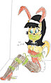 BUNNY SNARED Kitty Katswell of T.U.F.F. Puppy by Godzilla713