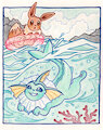 Eevee's Summer Adventure by littlealzi