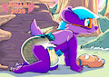 Summer Shrooming Badger by Friar